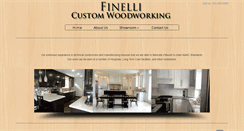 Desktop Screenshot of finellicustomwoodworking.com