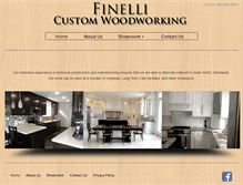 Tablet Screenshot of finellicustomwoodworking.com